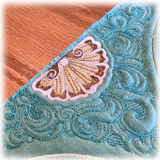 Stitches of the Sea Quilt-as-you-go Finishing Kit