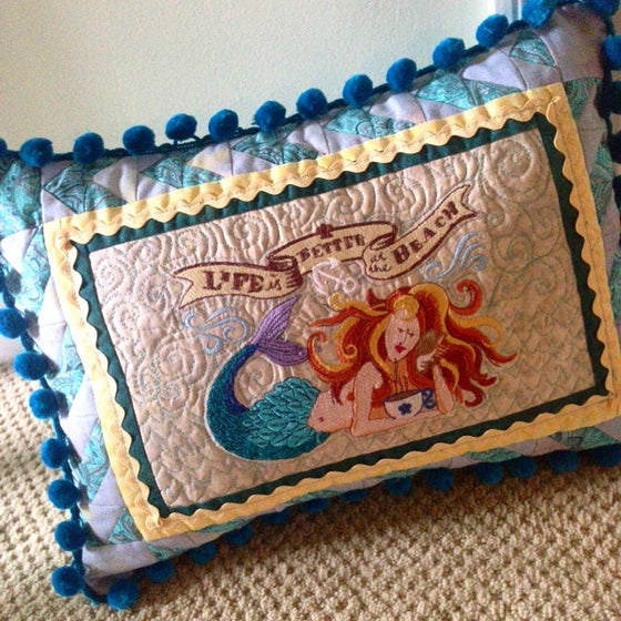 Mermaid | Machine Embroidery Design