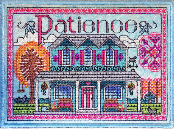 The Patient Cottage | Machine Embroidery Mug Rug 4