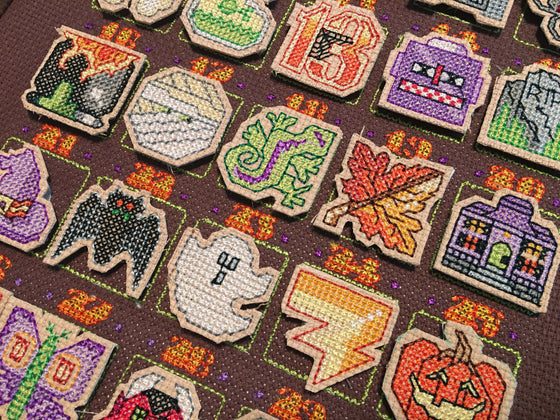 Halloween Cross Stitch Countdown | Machine Embroidery Design 5