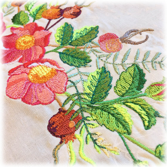 Wild Rose Borders | Flowers | Machine Embroidery Designs 5