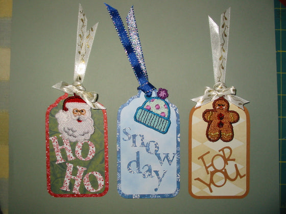Christmas Charms with L'il Envelopes | Machine Embroidery Design 9