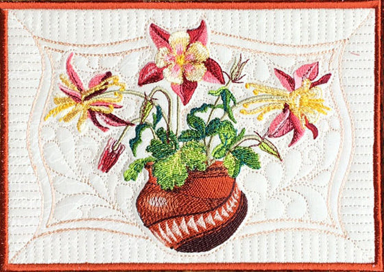 Columbine | Flowers | Machine Embroidery Designs 3