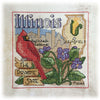Illinois Cross Stitch | Machine Embroidery Design