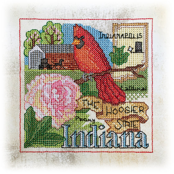 Indiana Cross Stitch | Machine Embroidery Design