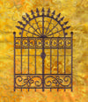 Wrought Iron Fence | Machine Embroidery Design 2