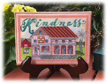  The Kindness Cottage | Machine Embroidery Mug Rug 1