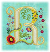 Ravishing "R" | Machine Embroidery Design