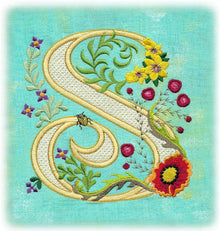  Sublime "S" | Machine Embroidery Design