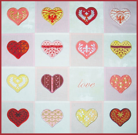 Love Hearts Collection | Machine Embroidery 2