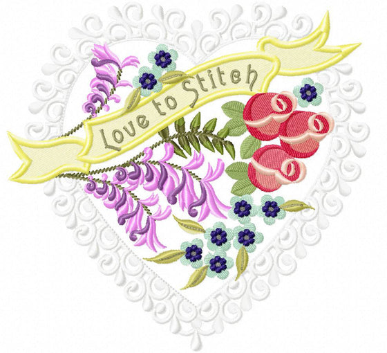 Love to Stitch Hearts
