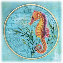  Salty Little Steed | Seahorse | Machine Embroidery Design 