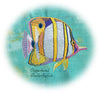 Flutter By | Copperband Butterflyfish | Machine Embroidery Design 4