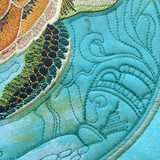 Ancient Mariner | Sea Turtle | Machine Embroidery Design 2
