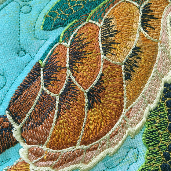 Ancient Mariner | Sea Turtle | Machine Embroidery Design 5