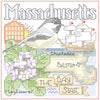 Massachusetts Cross Stitch | Machine Embroidery Design 2