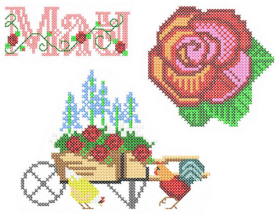 Monthly Cross Stitch Bowl Fillers