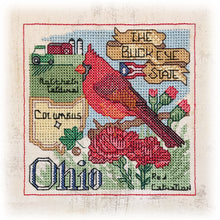  Ohio Cross Stitch | Machine Embroidery Design