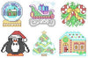 Christmas Cross Stitch Ornaments | Machine Embroidery Design 2