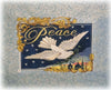 PEACE | Machine Embroidery Mug Rug 2