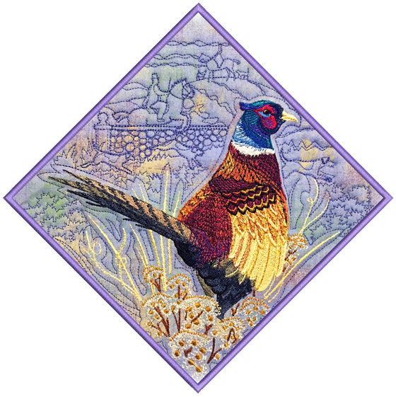 Master of the Hounds | Pheasant | Embroidery Design 2