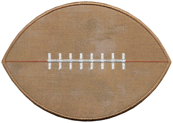 Football | Machine Embroidery Mug Rug 4