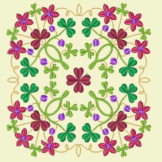 Pugin's Floriated Ornament | Embroidery Design 9