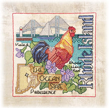  Rhode Island Cross Stitch | Machine Embroidery Design