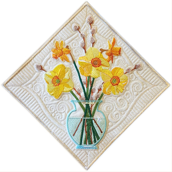 Daffodils Awaken! | Flowers | Machine Embroidery Designs 4