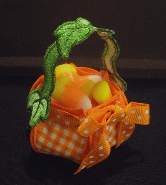 Pumpkin Baskets | Machine Embroidery Ornament 3