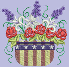  Patriotic Flower Basket