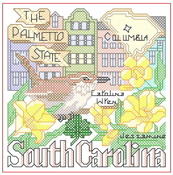 South Carolina Cross Stitch