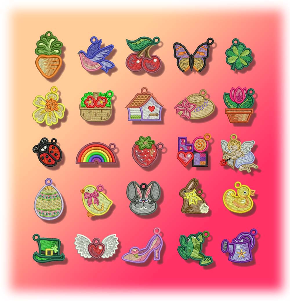 Spring Charms | Machine Embroidery Design