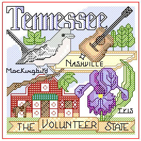Tennessee Cross Stitch