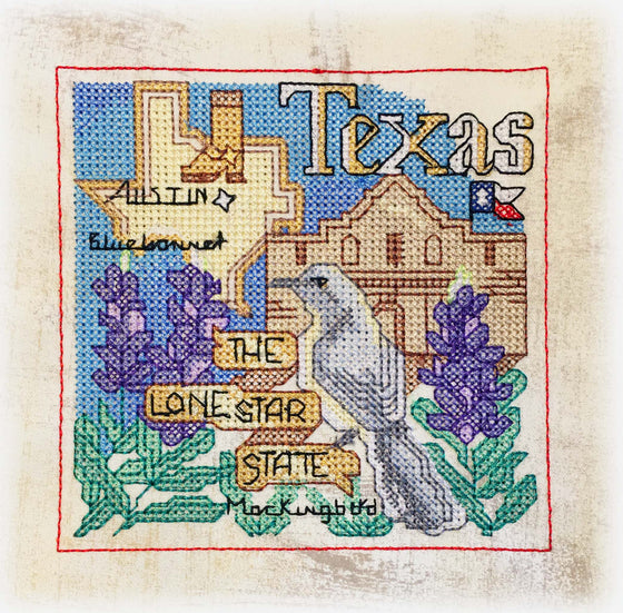 Texas Cross Stitch | Machine Embroidery Design