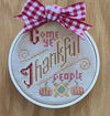 Thanksgiving in the Round Cross Stitch