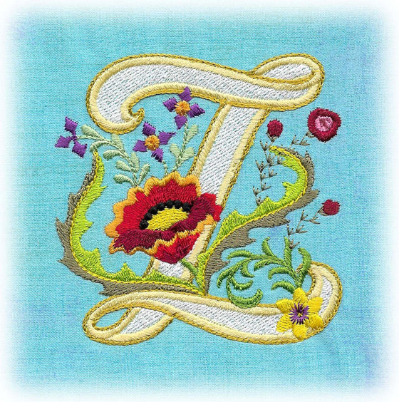 Zesty "Z" | Machine Embroidery Design | Charm