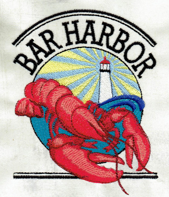 Summer Road Trip Set 2 | Bar Harbor | Machine Embroidery Design