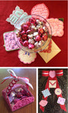 Valentine Minute Coasters | Machine Embroidery Mug Rug 3