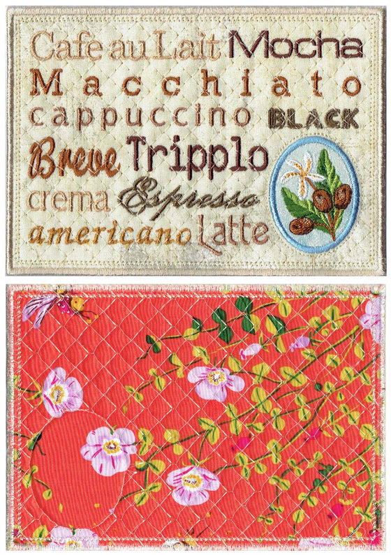 Coffee Bean Beverage | Machine Embroidery Designs 3