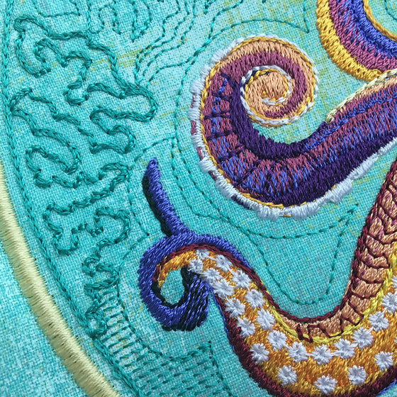 Crazy Eights | Octopus | Machine Embroidery Design 6