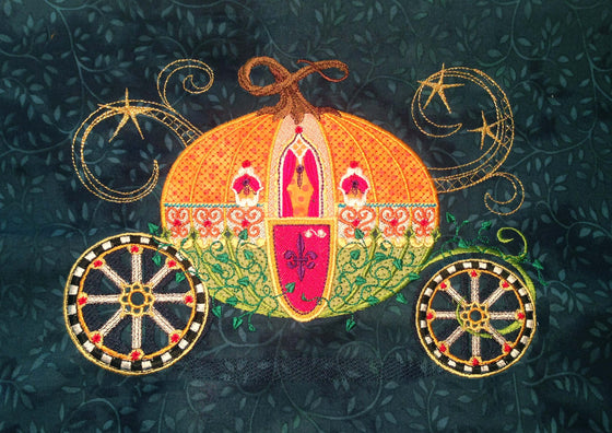 Cinderella's Carriage | Machine Embroidery Design