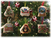 Christmas Cross Stitch Ornaments | Machine Embroidery Design