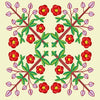 Pugin's Floriated Ornament | Embroidery Design 6