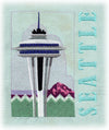 Summer Road Trip Set 2 | Seattle | Machine Embroidery Design