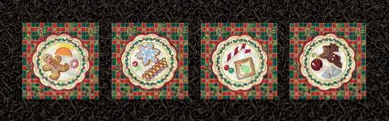 Christmas Cookie Coasters & Mug Rugs | Machine Embroidery Designs 2