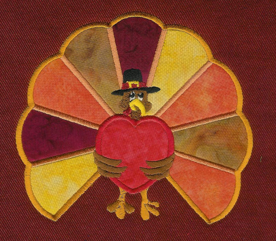 Tom Turkey Hot Pad | Embroidery Design 2